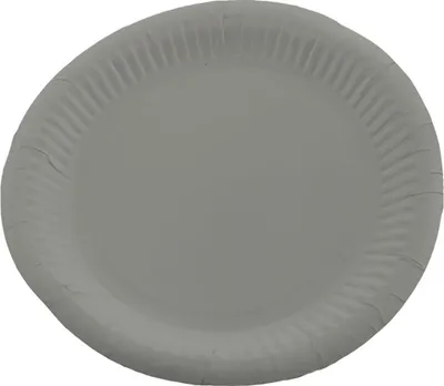 Produktbild von 100 Pappteller Snackteller Imbissteller rund Ø 20 cm weiß Recyclingkarton