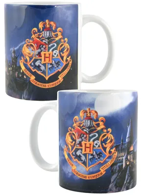 Produktbild von Harry Potter Tasse - Hogwarts Logo Wappen Kaffeetasse Becher Kaffeebecher aus Keramik 320 ml