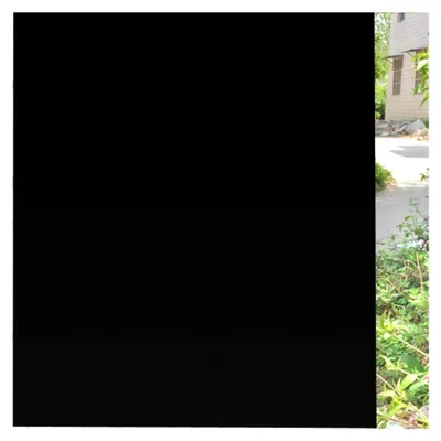 Produktbild von Fensterfolie Schwarz Sichtschutzfolie 100% Selbstklebend Verdunkelungsfolie Blickdicht Statische Folie für Schlafzimmer Badezimmer Selbstklebend 45x200cm