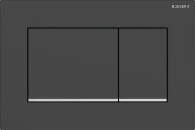 Zdjęcie produktu dla Geberit 115.883.14.1, Przycisk spłukujący, Czarny, Czerwony, Chrom, Geberit, 246 mm, 12 mm, 164 mm