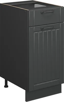 Produktbild von Vicco Küchenunterschrank Fame-Line, 40 cm ohne Arbeitsplatte, Dunkelgrau/Anthrazit