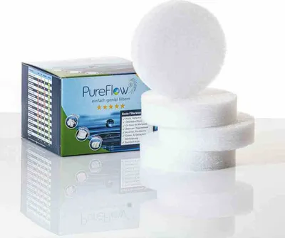 Produktbild von Pureflow Skimmerfilter 15, 4 Stück H: 45 x Ø 150 mm M94455