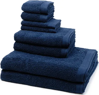 Produktbild von Möve Superwuschel 2 X Seif- 2 X Gäste- 2 X Dusch- 2 X Handtuch im Set Extraweiches Handtuch, Aus 100% hochwertiger Baumwolle, Mit eingesticktem Markenlogo