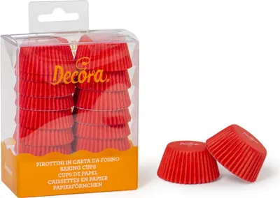 Produktbild von Pappbecher Rot 32x22 mm DECORA 200 Stück