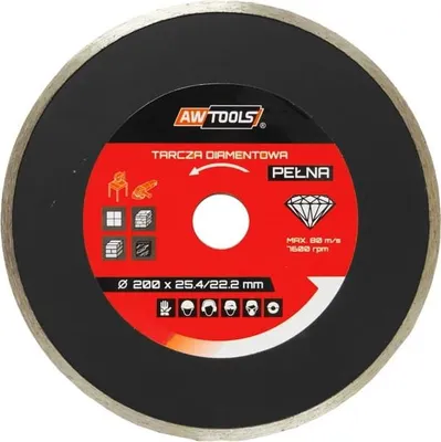 Image de Awtools Diamantscheibe 180X25.4-22.2 / Voll