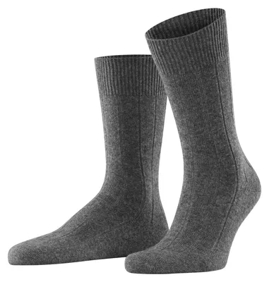 Productafbeelding van FALKE Lhasa Rib sokken, lichtgrijs, (artikelnummer: 3390), maat 43-46