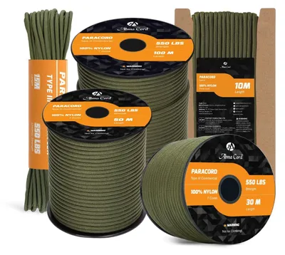 Productafbeelding van Paracord 4mm 30m Nylon Touw voor Outdoor Activiteiten