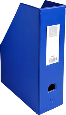 Produktbild von Exacompta Stehsammler aus Karton für DIN A4, 10 cm Rückenbreite, dunkelblau