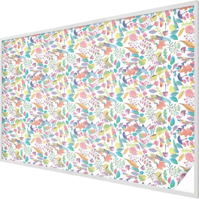 Obrázek produktu pro Vitrážová fólie na okno - 146x200 cm - vitrážový vzor - neprůhledná dekorativní fólie na ochranu soukromí - samolepicí, UV ochrana - barevné složení