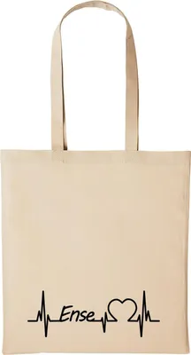 Produktbild von Huuraa Baumwollbeutel Ense Geschenk Einkaufstasche Natural 10 Liter Baumwolle Ense Accessoire