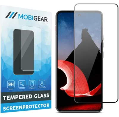 Produktbild von Mobigear Premium Displayschutz für Motorola ThinkPhone, gehärtetes Panzerglas, Displayschutzfolie – kompatibel mit Hüllen – schwarz