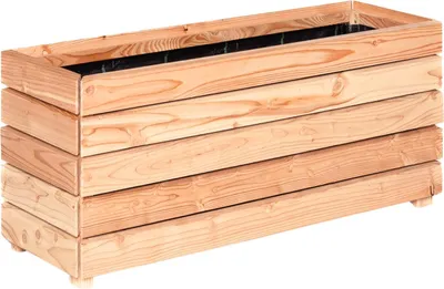 Produktbild von Pflanzkübel Holz "Modulo" aus naturbelassener Lärche 30x90x39 cm