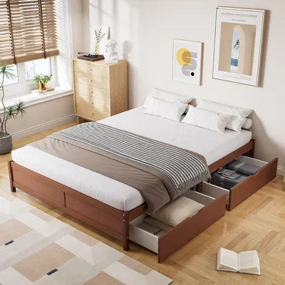 Produktbild von Hochbett mit Schreibtisch, Lattenrost, Regal, LED, Steckdosen, USB und Schubladen, 140x200cm, Jugendbett, Metallbett