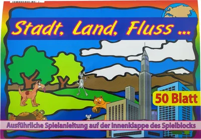 Obrázok produktu pre Hracia podložka Mesto, krajina, rieka, A5, 50 listov