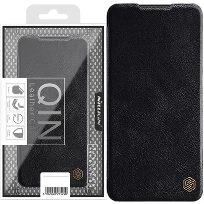 Produktbild von Nillkin Qin Case Case Für Xiaomi Redmi Note 11 Pro+ (China) / Redmi Note 11 Pro (China) / Mi11I Hypercharge Camera Cover Holster Case Cover Mit Klappe Schwarz