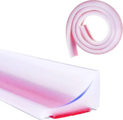 Produktbild von Schwallschutzleiste Dusche Selbstklebend Silikonkautschuk Transparent