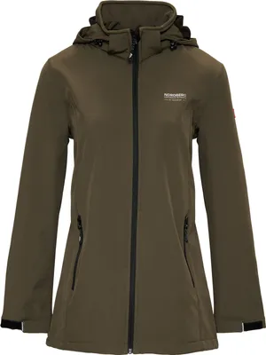 Produktbild von Nordberg Iris - Softshell Outdoor Sommerjacke Damen - Armee - Größe M