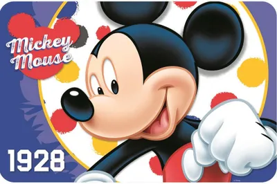 Produktbild von Mickey Mouse Platzdeckchen Tischunterlage 43cm x 28cm