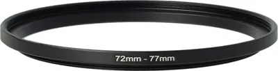 Produktbild von vhbw Step-Up-Ring Adapter 72mm - 77mm für Kamera Objektiv - Filteradapter, Metall Schwarz