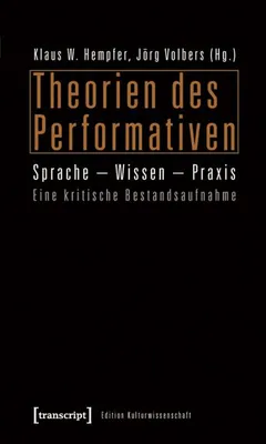 Produktbild von Theorien des Performativen