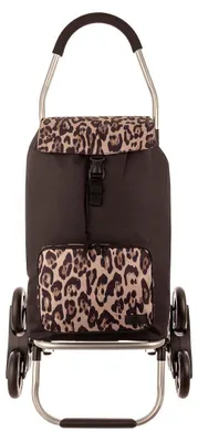 Produktbild von Franky Einkaufstrolley ER3 Treppensteiger leopard