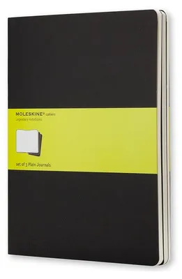 Productafbeelding van Moleskine Cahier Extra Large blanko schwarz. 3er Pack