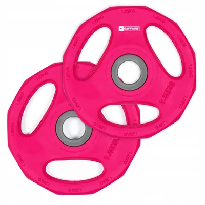 Zdjęcie produktu dla Zestaw OBCIĄŻEŃ 2x1,25KG do sztangi B- PUMP talerze 2,5KG METAL obciążenie