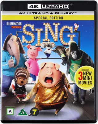 Produktbild von Sing (nur Originalversion) [BLU-RAY 4K+BLU-RAY]