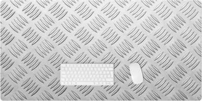 Produktbild von Metallfachwerk – Schreibtischunterlage – Rutschfeste Tischunterlage – Schreibtischmatte für Büro & Zuhause – Schreibunterlage – Mauspad – Tischmatte – 120 x 60 cm
