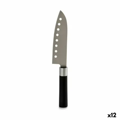Immagine prodotto di Coltello da cucina in plastica nera argentata in acciaio inox 5 x 30 x 2,5 cm (12 pezzi)