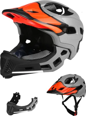 Produktbild von Lixada Fahrradhelm, Kinder-Entenhelm, abnehmbarer Integralhelm, Schwarz + Grau, kleine gelbe Ente