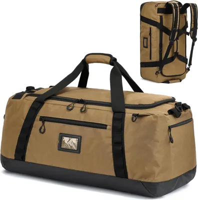 Imagen del producto de Mochila de viaje, 100 litros, color marrón, talla XL, ideal para camping y actividades deportivas