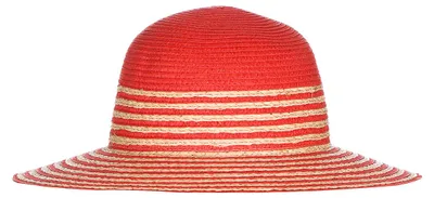 Produktbild von Harrys-Collection Sommerhut Damen Strohhut Sonnenhut, rot, 58