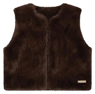 Imagen del producto de Chaqueta de invierno para mujer Barts, modelo Annaliese, chaleco, color marrón, talla S/M