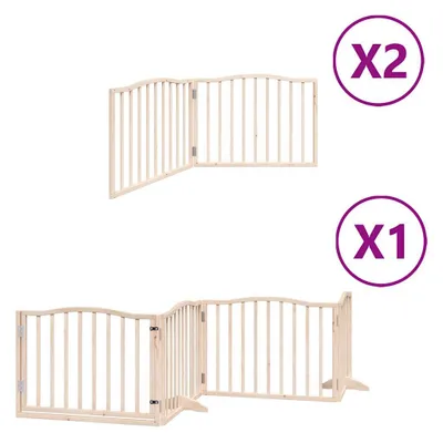 Immagine prodotto di Cancello per Cani Porta Pieghevole 8 Pannelli 640 cm in Pioppo