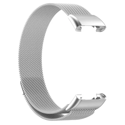 Produktbild von BStrap Milanese Armband für Xiaomi Mi Band 7 Pro, silver