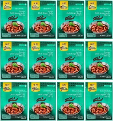 Produktbild von AHG Szechuan Chilli Ingwer Knoblauch Paste12x50g