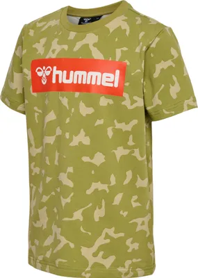 Image de Hummel hmlRUSH AOP T-SHIRT S/S - green olive, Taille:104