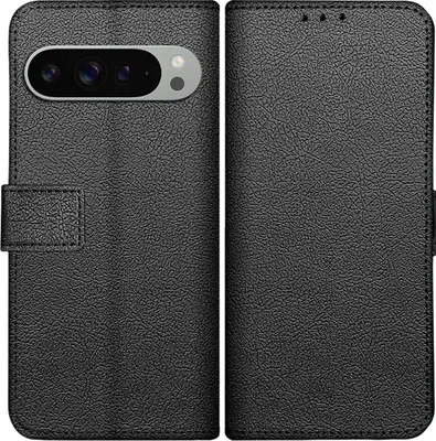 Produktbild von Just-in-Case Just in Case PolyurethanLeather Book Case Black Google Pixel 9 Pro XL