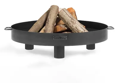 Productafbeelding van Vuurschaal Rond 60 cm - Onbehandeld Staal - 7 kg Gewicht - Zwart