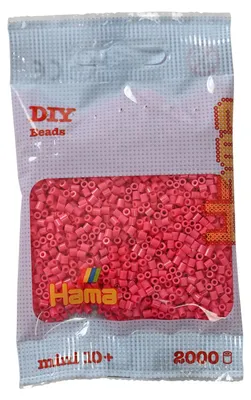 Produktbild von Hama Beutel mit 2000 Mini-Bügelperlen pink