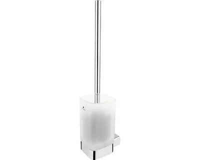 Produktbild von Nimco Kibo - Toilettenbürste mit Halter, Milchglas /chrom Ki 14094CN-26