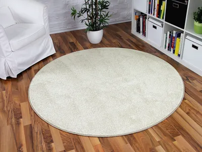 Produktbild von Hochflor Velours Teppich Triumph Champagner Rund, Größe:400 cm Rund