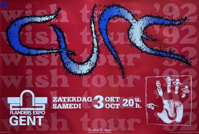 Imagen del producto de The Cure - Concierto en Bélgica, 1992 - Póster - 61x91 cm