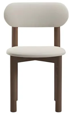 Produktbild von Stilvoller weißer Stuhl Holzstuhl Stühle für Esszimmer und Küche Wohnmöbel