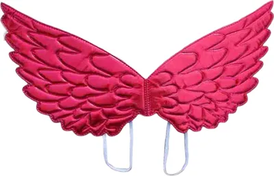 Produktbild von Engelsflügel, Unisex-Kostümzubehör für Erwachsene und Kinder, glitzernde Flügel für Cosplay-Requisiten, Halloween-Partys, Bühnenauftritte, Rot, Einheitsgröße