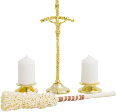 Imagen del producto de Goldenes päpstliches Weihnachtsliederset 17 cm