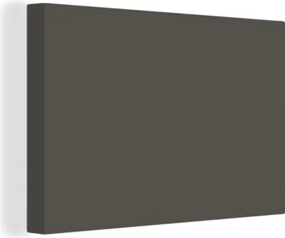Produktbild von MuchoWow® - Leinwandbilder - Grau - Farben - Einfarbig, Wandbild, Wanddeko Bilder Wohnzimmer, 120x80 cm