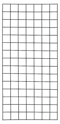Produktbild von Wandgitter Dekogitter schwarz 70 x 150 cm für Pflanzen