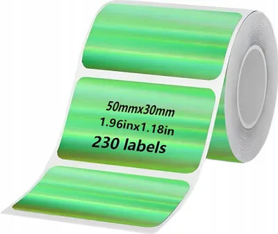 Zdjęcie produktu dla Etykiety samoprzylepne zamiennik do Phomemo M110 M200 M220 M221 50x30
